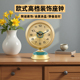 饰座钟客厅轻奢桌面摆件时钟创意家用钟表D506 高档装 汉时欧式 时尚