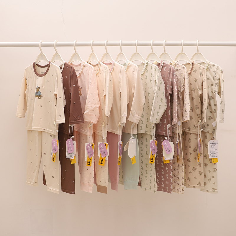 阿米阿奇女女孩莫棉内衣套装