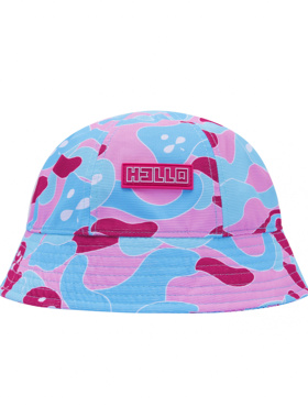 H3LLO FLAG 南海岸South Beach头套幽灵迷彩渔夫帽 盆帽圆顶帽子
