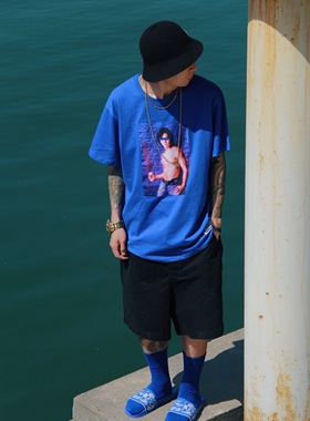 H3LLO CRIP 陈浩南 古惑仔Tee HELLO街头品牌铜锣湾扛把子短袖T恤