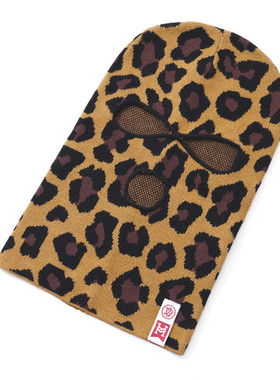 H3LLO FLAG x 食钓SEDUCEgear豹纹面罩 巴拉克拉法头套冷帽毛线帽