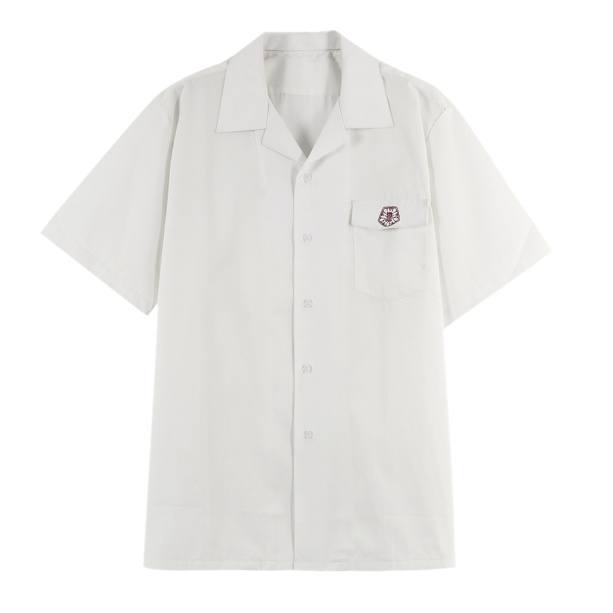 MOTOKAWA YM ORIGINAL SHORT-SLEEVED CARDIGAN SHIRT DK UNIFORMSPRING AND SUMMER JAPANESE RETRO PREPPY STYLE MALE AND FEMALE NEUTRAL