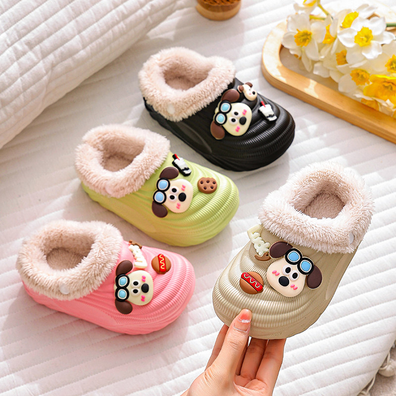 【小梨直播】儿童拖鞋秋冬季男女童宝宝室内居家防水防滑小孩棉拖,童鞋/婴儿鞋/亲子鞋,儿童棉拖鞋,淘宝优惠券,粉丝福利购,淘宝优惠卷