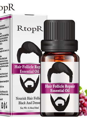 RtopR胡子Hair Follicle Repair Essential Oil 跨境款