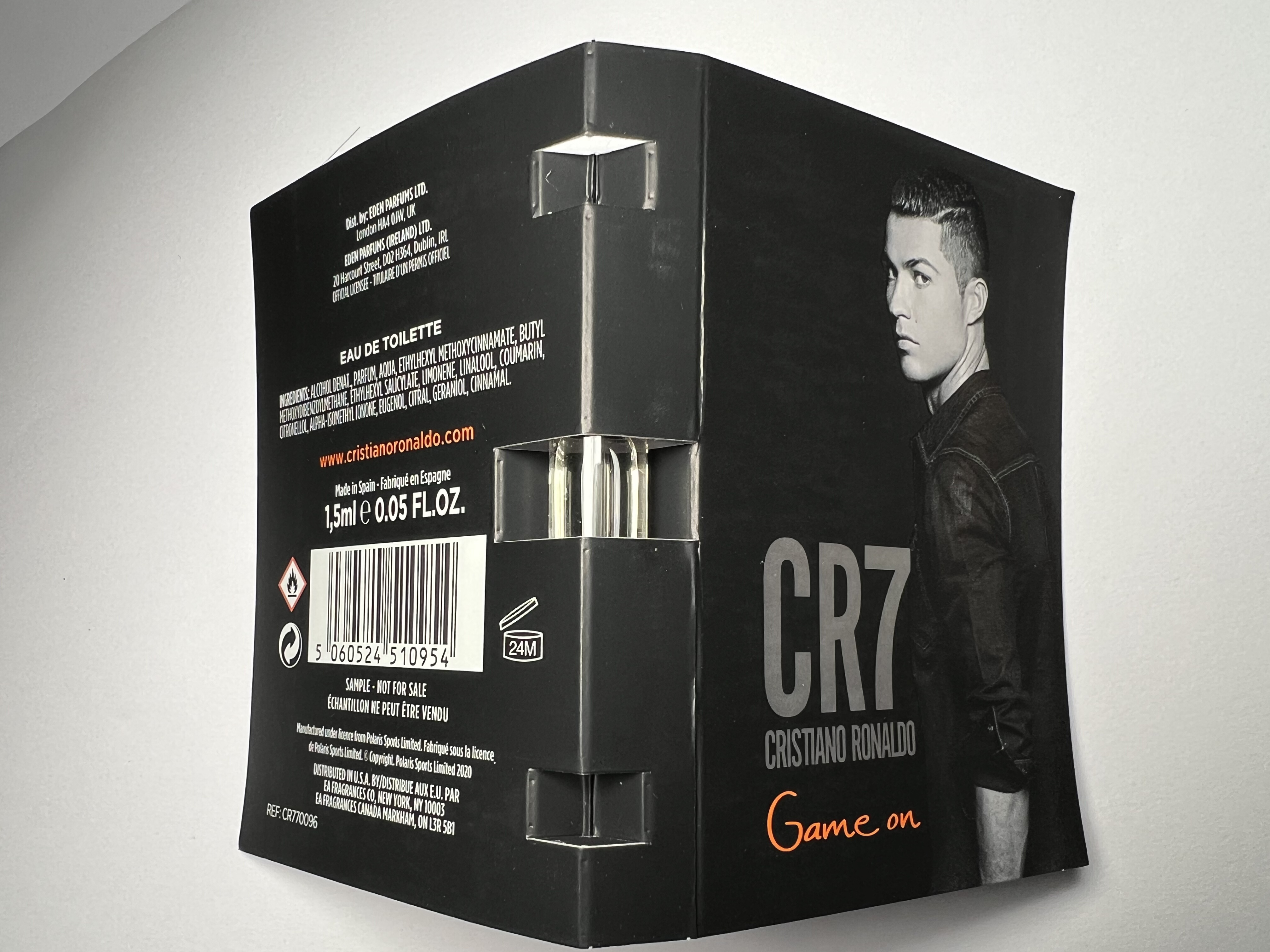【鄙视假货】CRISTIANO RONALDO C罗香水CR7 GAME ON男香1.5ml