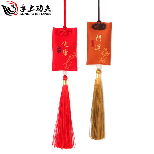 双面图案，流苏设计，中国结修饰