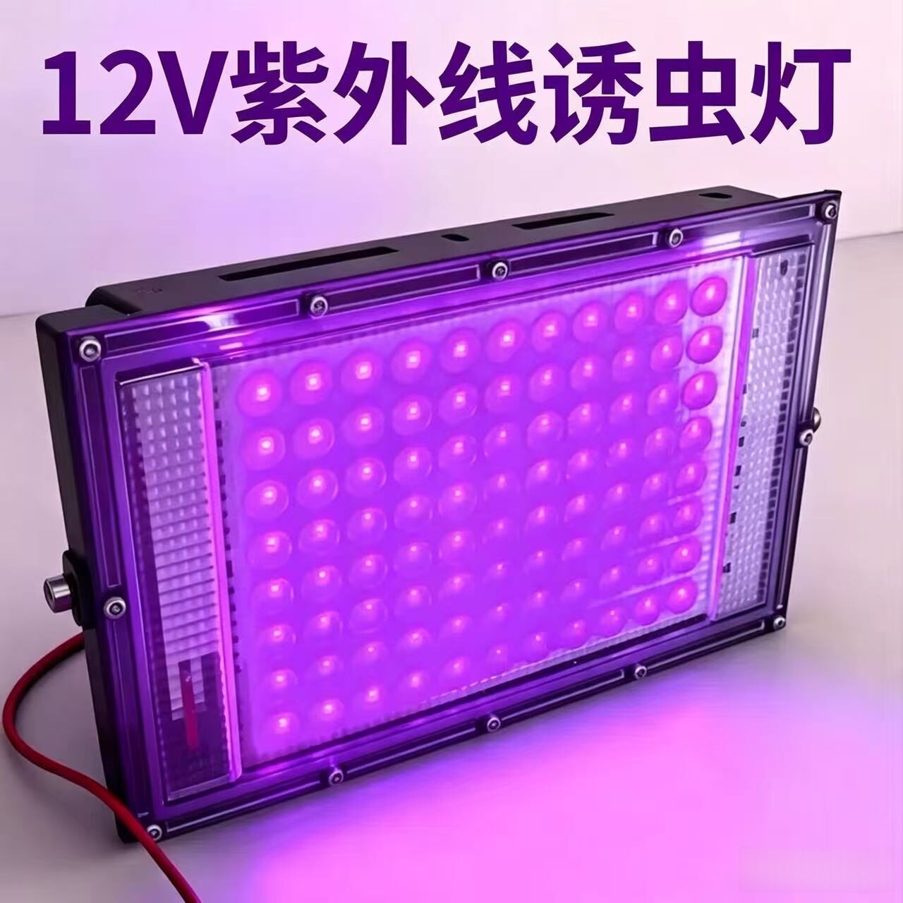 新款紫光诱虫灯大功率12V诱虫灯户外抓虫灯养殖诱虫灯诱抓咕咕灯