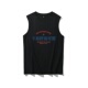 趣味 圆领套头无袖 2026夏季 宽松型文字T恤汗背心坎肩背心男士