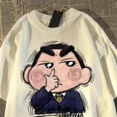 青少年ins学生短袖 体恤学生五分潮牌男款 大码 半袖 宽松t恤新款