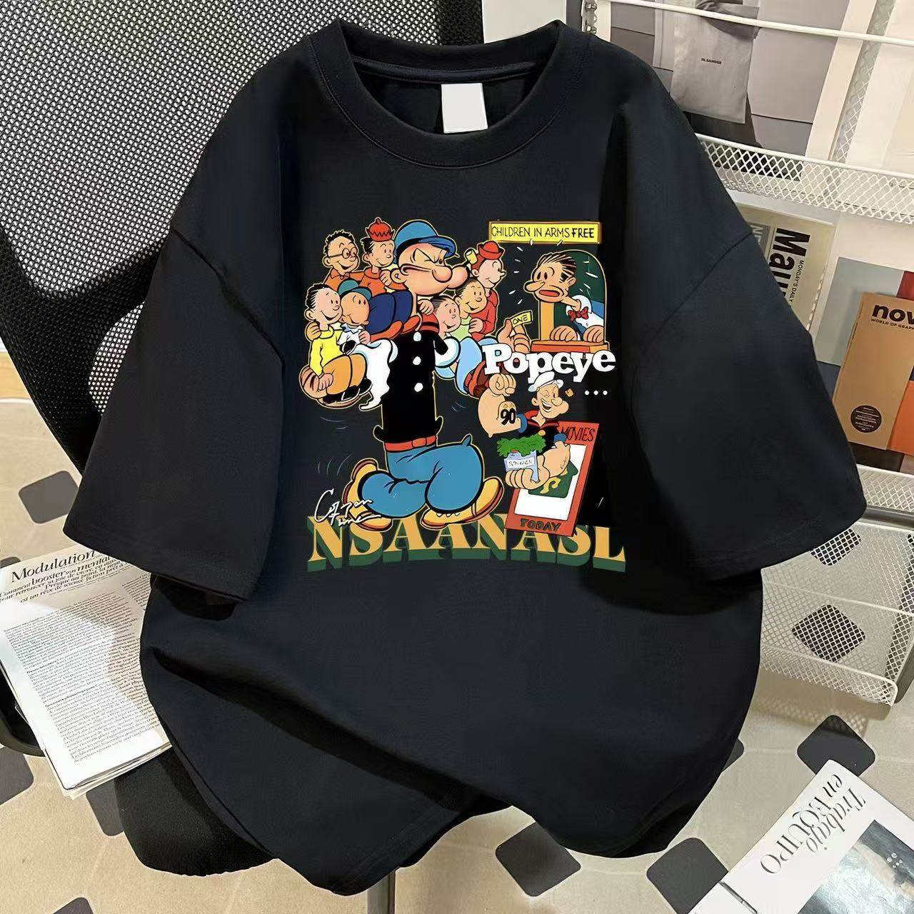 短袖潮牌五分学生ins半袖体恤潮牌青少年男款宽松t恤新款大码,男装,T恤,淘宝优惠券,粉丝福利购,淘宝优惠卷