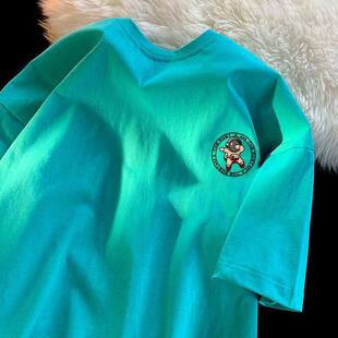 男半袖 t恤男休闲宽松潮牌ins潮流新款 上衣小众体恤 短袖 2025夏季