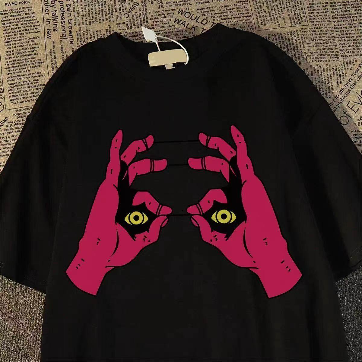 t恤男款宽松五分青少年学生半袖ins潮牌短袖大码潮牌新款体恤,男装,T恤,淘宝优惠券,粉丝福利购,淘宝优惠卷