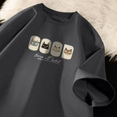 男款 宽松休闲半袖 夏季 青少年体恤男士 t恤男生12 2025新款 卡通短袖