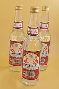 一瓶包邮厦门丹凤参露30度米酒法白酒月子酒丹凤米酒500ml
