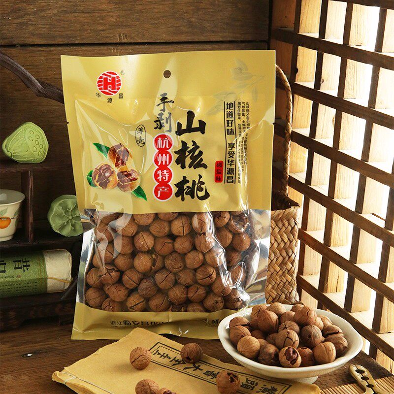 华源昌2025新货山核桃仁杭州特产临安手剥山核桃奶油休闲零食坚果