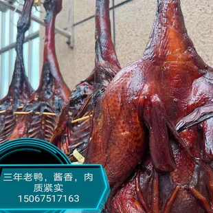 酱老鸭绍兴安昌古镇特产酱油鸭呆婆鸭风干三年老鸭 年货
