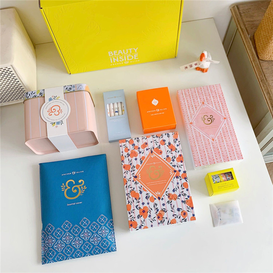 复古手账本清新文具套装