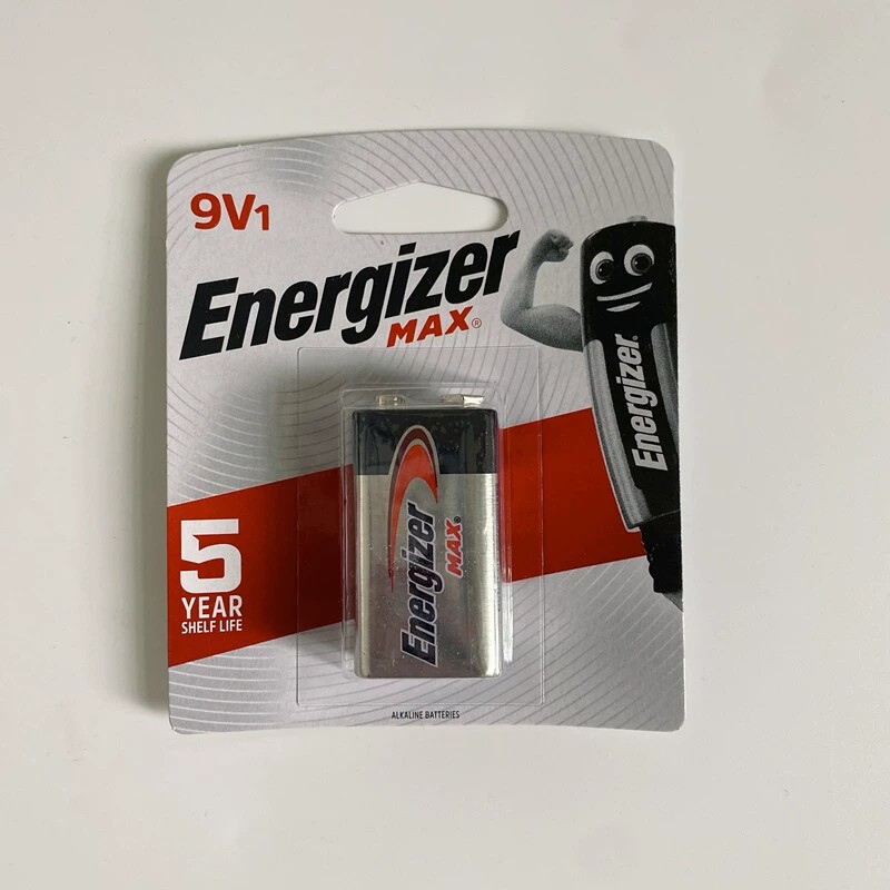 Energizer劲量9V电池 522 6LR61烟雾报警器万用表话筒麦克风电池