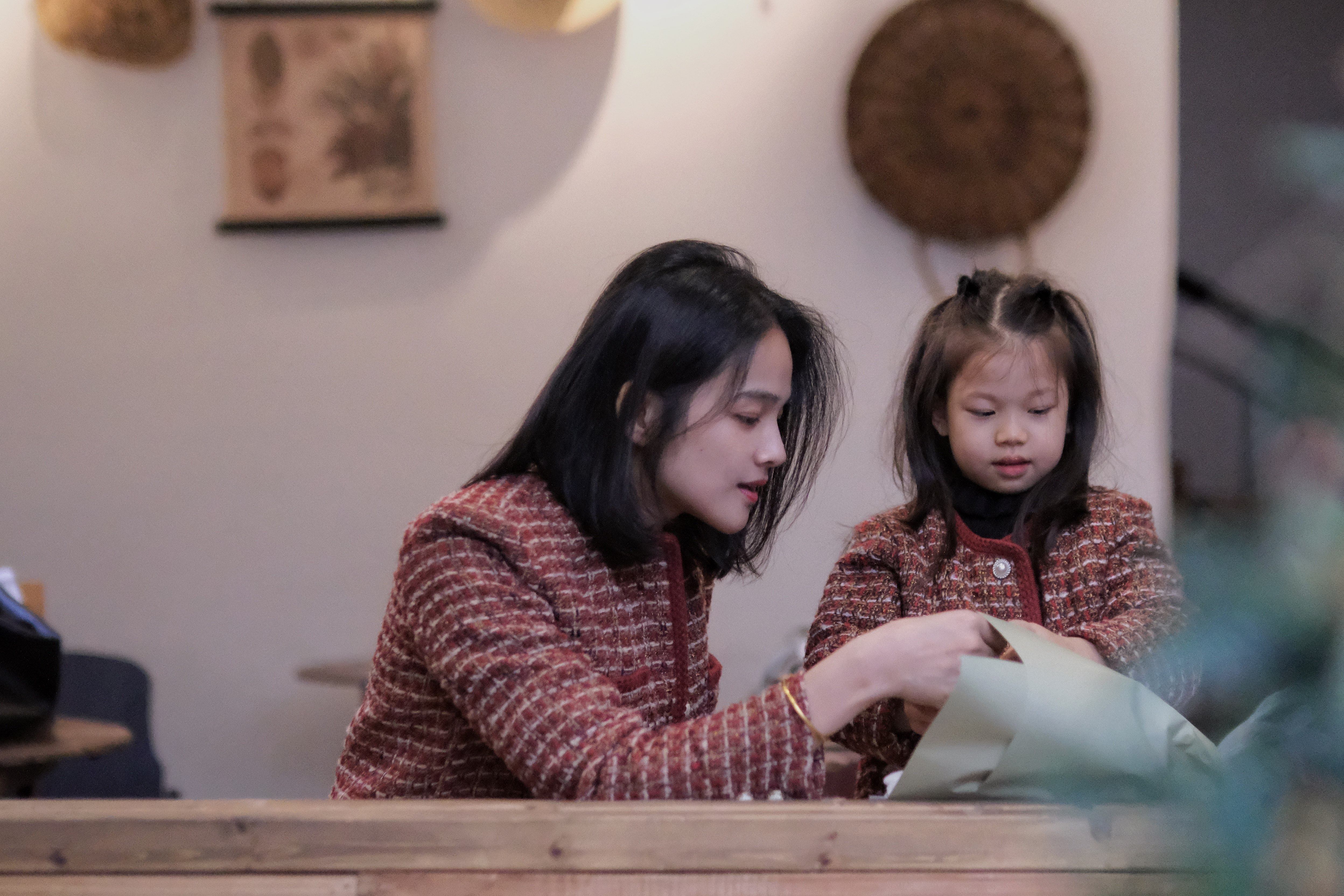 SE童装新年款拜年服亲子装母女亲子装/亲子时装
