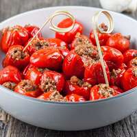 South African imported PEPPADEW red sweet pepper canned food, red pepper diced, slightly spicy, whole salad, Western cuisine side dish thumbnail 6