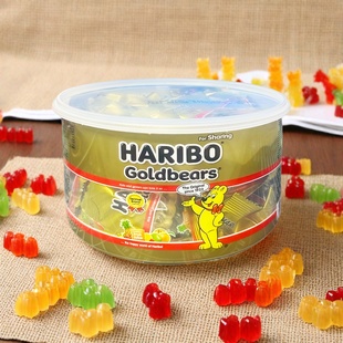 HARIBO哈瑞宝金熊软糖葡萄味果味软糖土耳其进口休闲零食