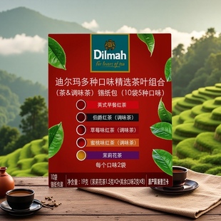 Dilmah迪尔玛多种口味精选茶叶红茶包锡兰红茶奶茶专用花茶冷泡茶
