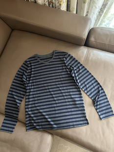 针织真丝 双面绸 圆领长袖T恤打底 纯真丝 自带结构性弹性