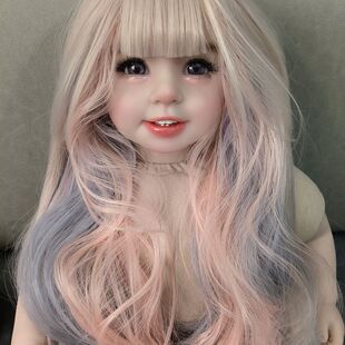 50-55cm女孩娃壳大娃空壳搪胶娃娃胶皮娃娃儿童玩具 定制款不退换