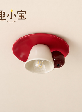 趣小宝苹果杯灯小吸顶灯射灯筒灯