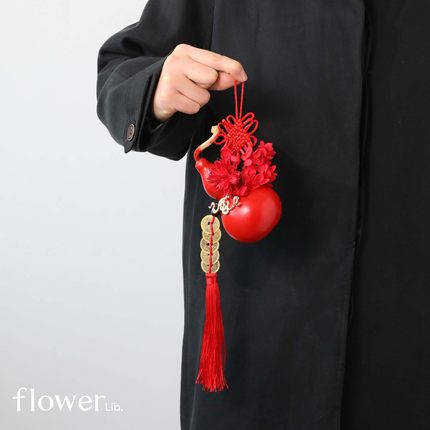 [祥葫迎春]植物图书馆全国2026新年国风挂饰居家室内装饰挂件送礼