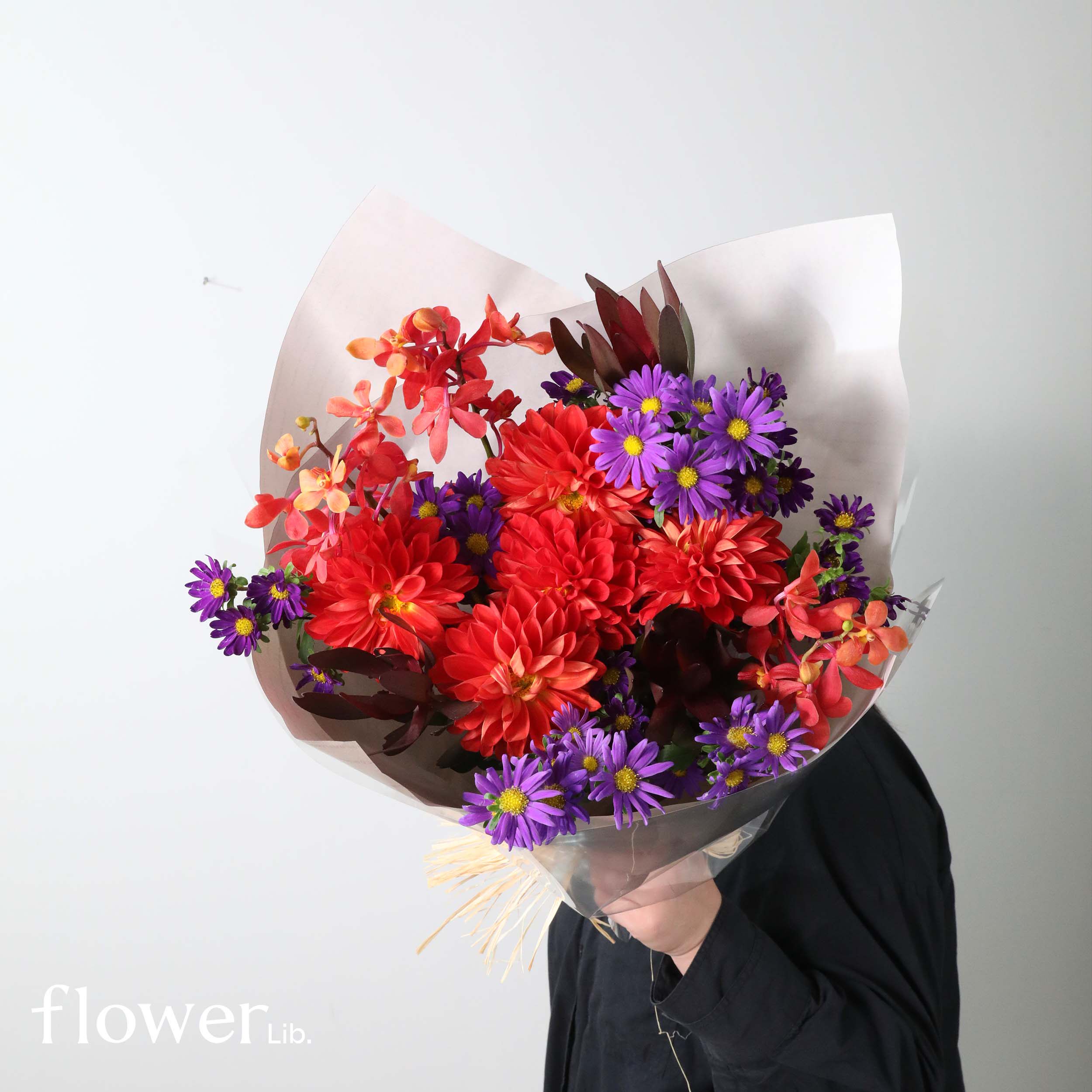 [第一名]植物图书馆杭州同城红色系鲜花速长辈送女朋友生日花束