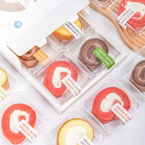 乐源蛋糕卷虎皮卷切块