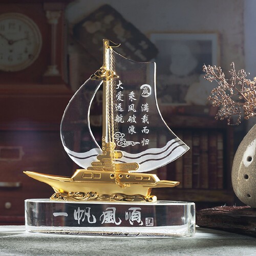 毕业礼物纪念商务风水晶工艺品
