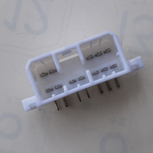 173858 1连接器PCB板端针座12P接插件弯针座对接插件胶壳173851