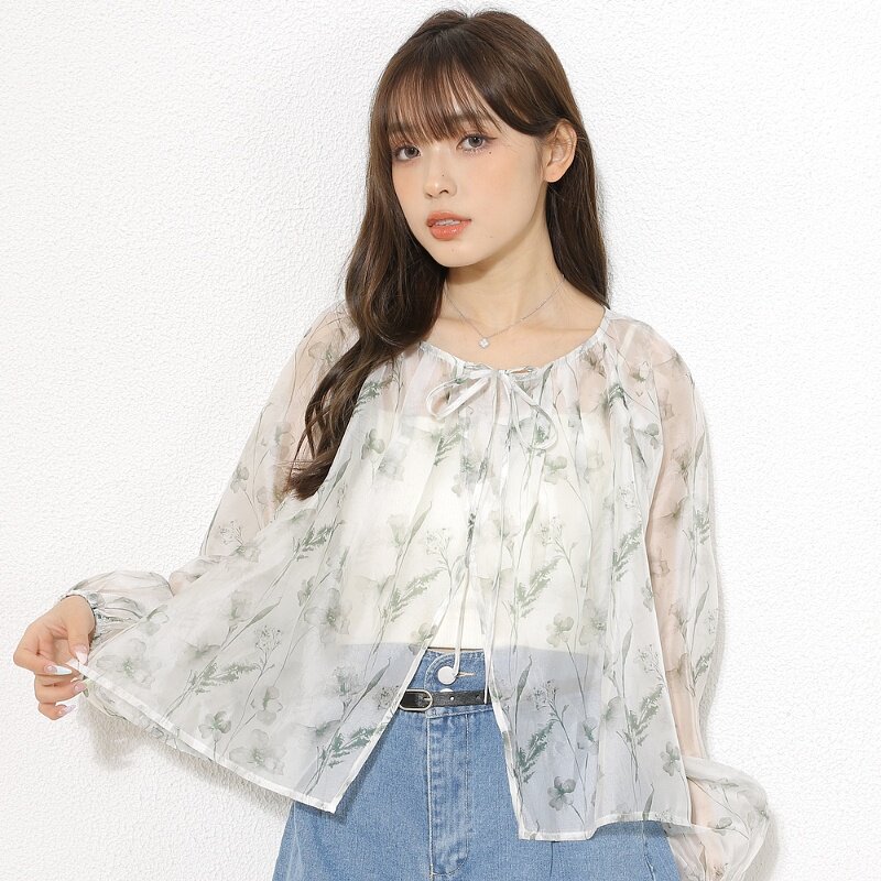 衬衫日系夏季防晒透视外套甜美