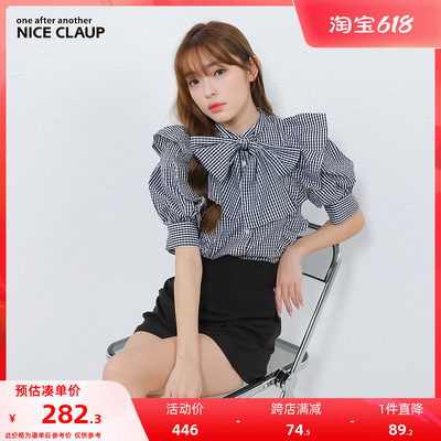 NiceClaup夏季日系复古蝴蝶结