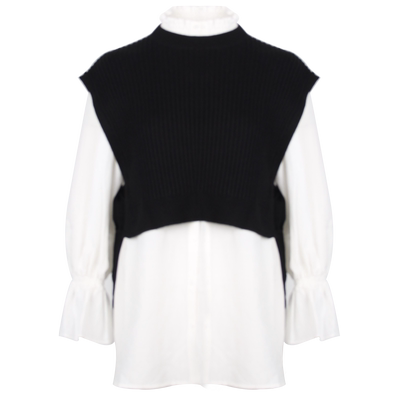 连衣裙NiceClaup针织马甲