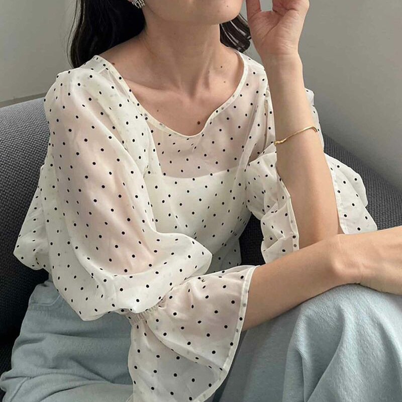 夏季新款日系甜美可爱风正反两穿薄款长袖衬衫0131040490