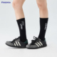 任选4双39元 FIRSTMIX2025年夏黑白字母中筒棉袜简约舒适女袜