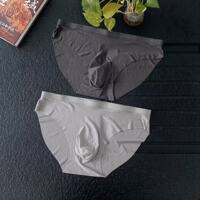 [2-piece set] Men's triangle underwear summer thin Modal Bamboo Fiber ice silk multiple fabrics daily special offer thumbnail 3