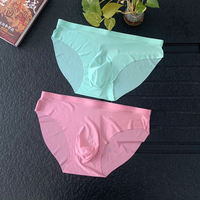 [2-piece set] Men's triangle underwear summer thin Modal Bamboo Fiber ice silk multiple fabrics daily special offer thumbnail 8