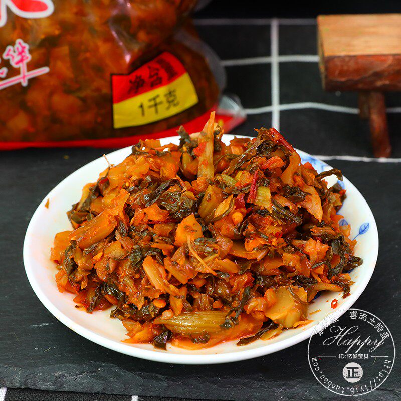 云南特产大理弥渡酸腌菜350克张氏建林老坛酸菜菜学生零食品调味