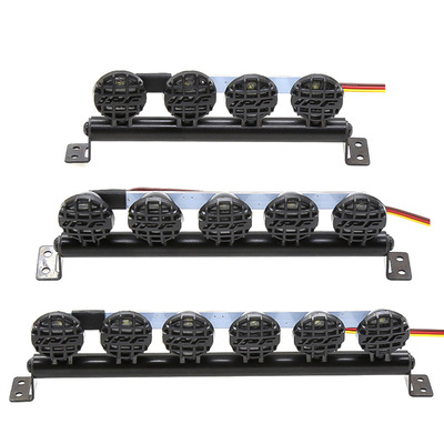 1/10攀爬车车顶灯 模型灯 联动IPF灯罩射灯 TRX4 SCX10 网状圆灯