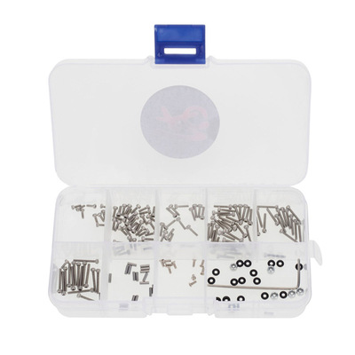 Axial SCX24 90081不锈钢全车螺丝 M1.4杯头螺丝盒套装 176PCS