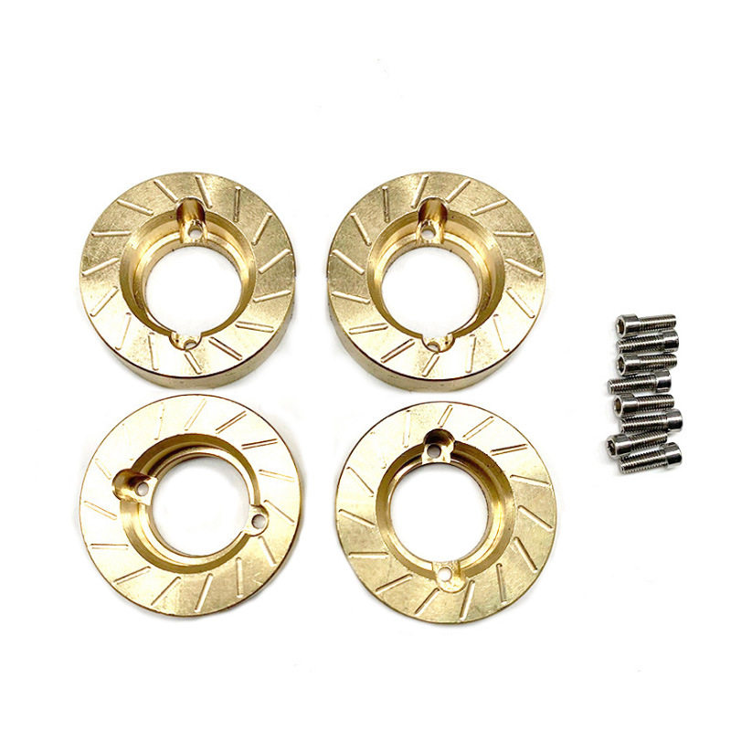 1/10仿真攀爬车SCX10 II 90046 90047 升级转向杯专用黄铜配重块