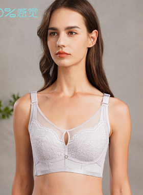 100%感觉D杯记忆钢圈棉内里薄款聚拢调整四排五扣内衣文胸1665
