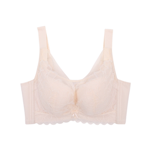 【拍两件149元】百分百感觉聚拢薄大胸显小记忆钢圈D罩杯内衣7006