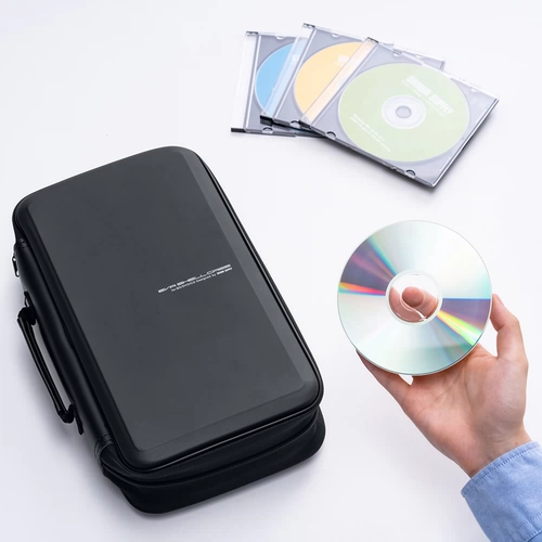 Сумка для диска с большой емкостью DVD-диск портативная сумка для хранения Blu-ray Back Bag Bag Ps4 Game Disc Herse Box