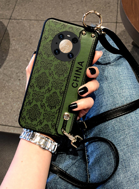 Aimak华为Mate80promax手机壳60pro+保护套40e外壳20X中国风Mate70Air腕带款mate50RS斜挎挂绳30国潮皮质感女