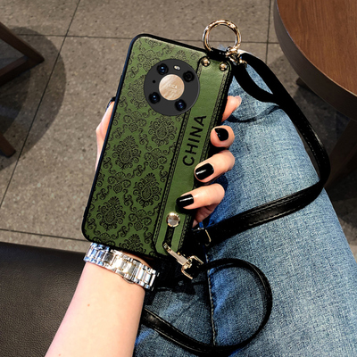 Aimak适用华为Mate70皮质斜挎